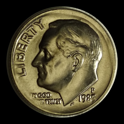 1985-P-US-10-Cents-Is-This-A-Struck-Through-Grease-Filled-Die-?